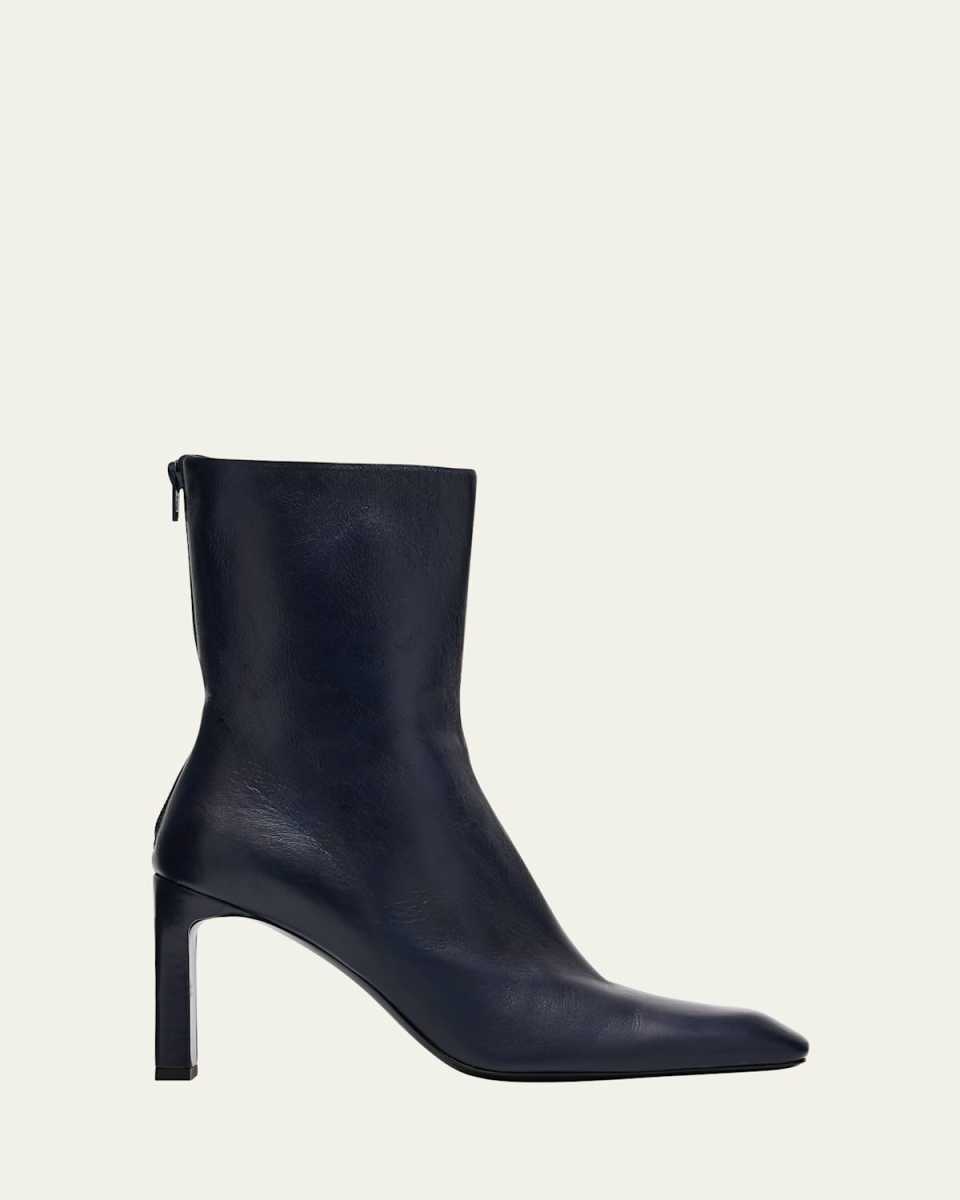 Leather Ankle Booties